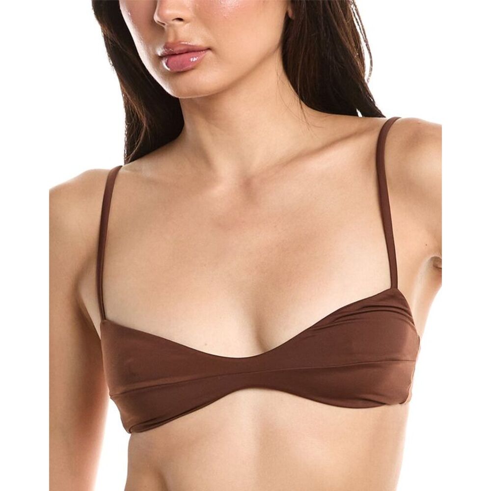 Haight Womens  Monica Adjustable Bikini Top, Brown